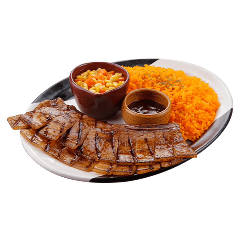 Grilled Honey Pork Belly Plate