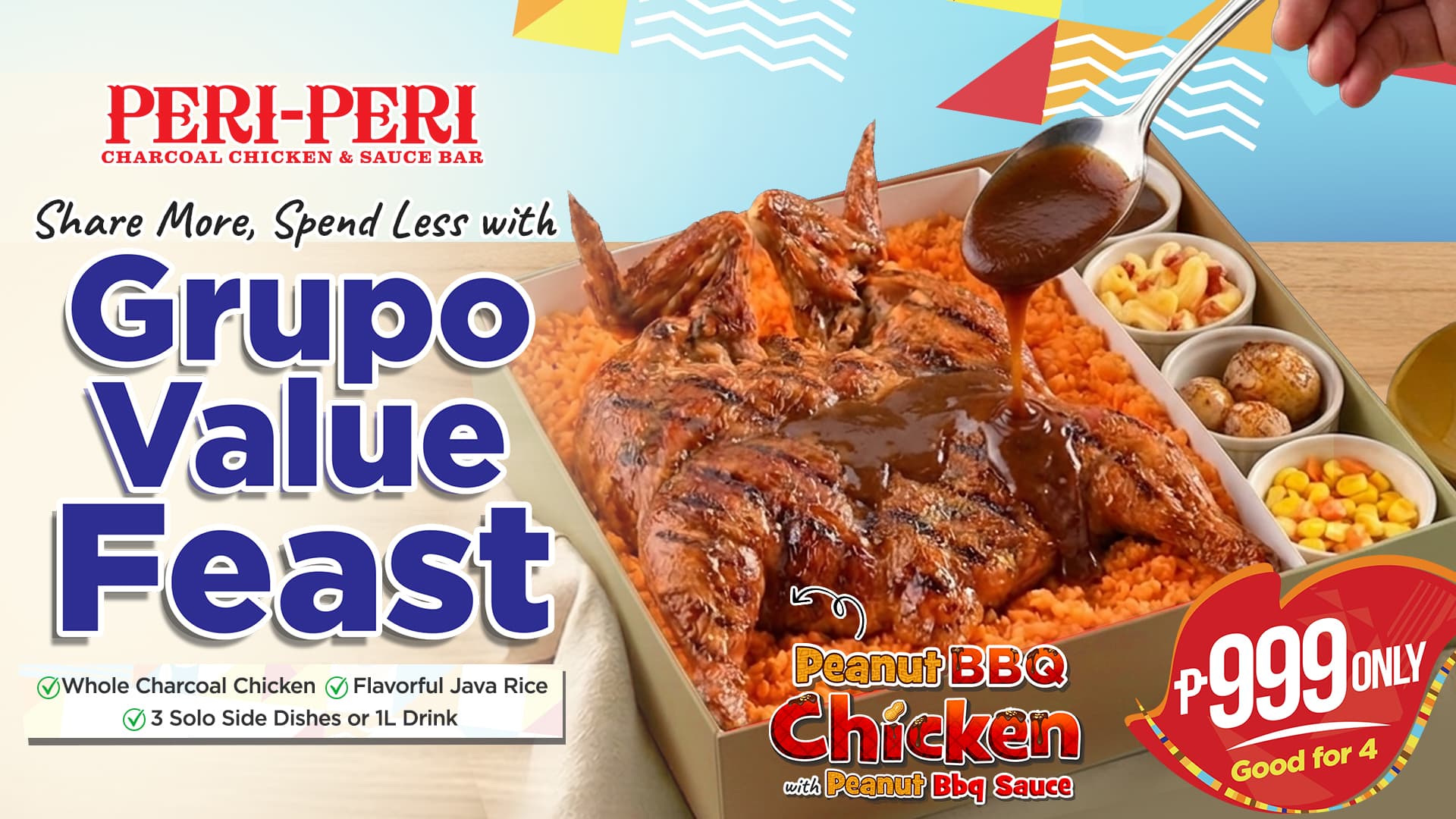 Grupo Value Feast Chicken, Rice & Sides